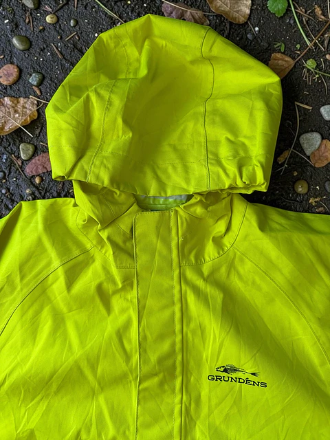 Grundéns | Chaqueta Impermeable Niño Alta Visibilidad | Talla 8