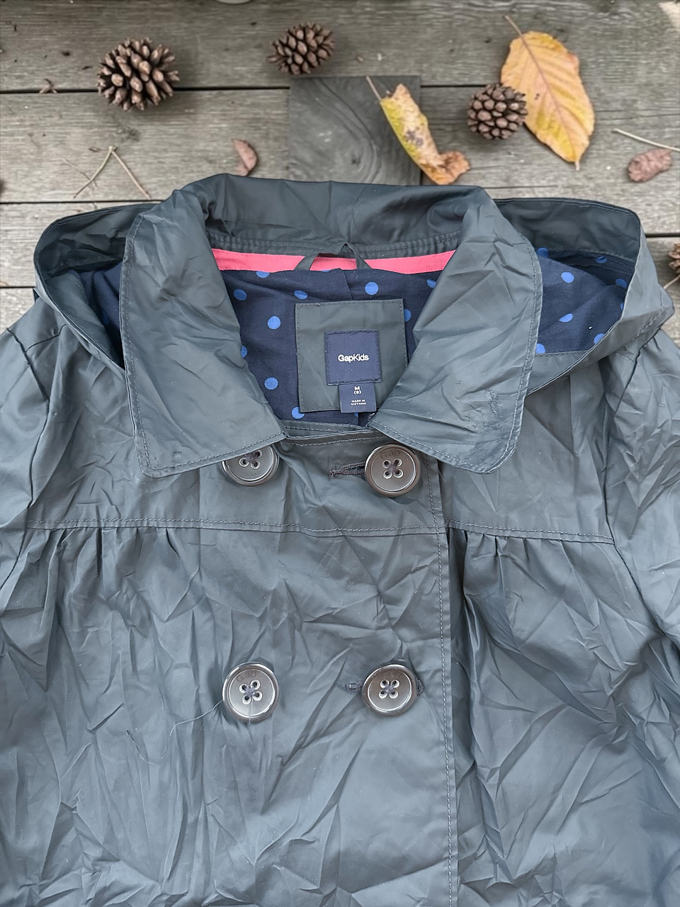 Trench Coat GapKids con Capucha - Talla 8 2