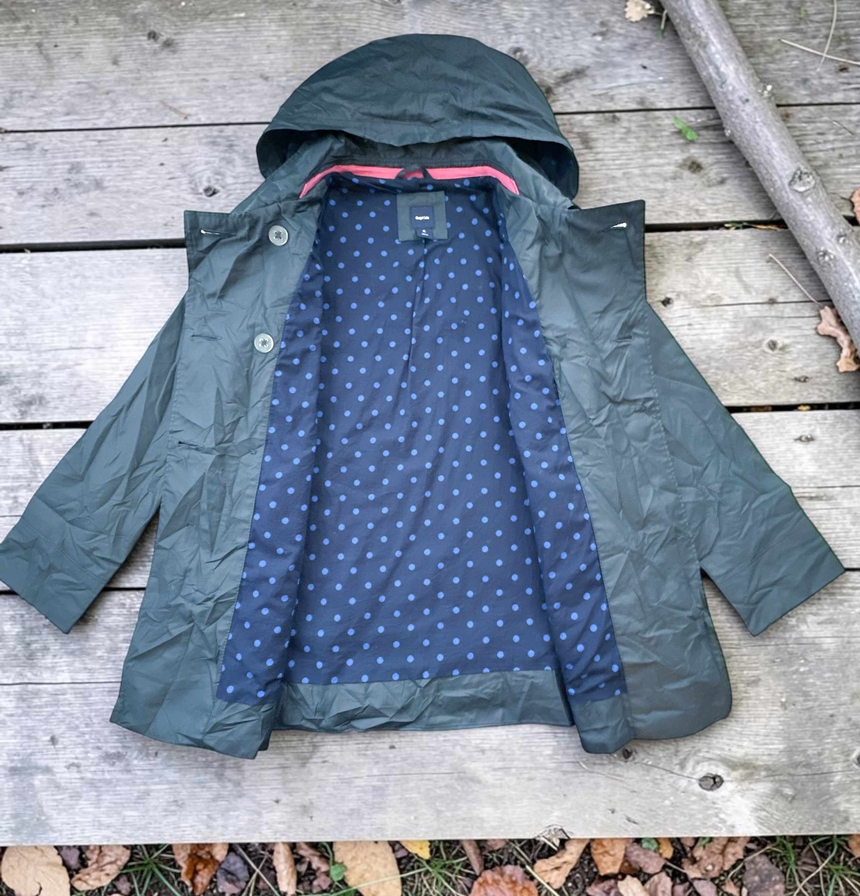 Trench Coat GapKids con Capucha - Talla 8 3