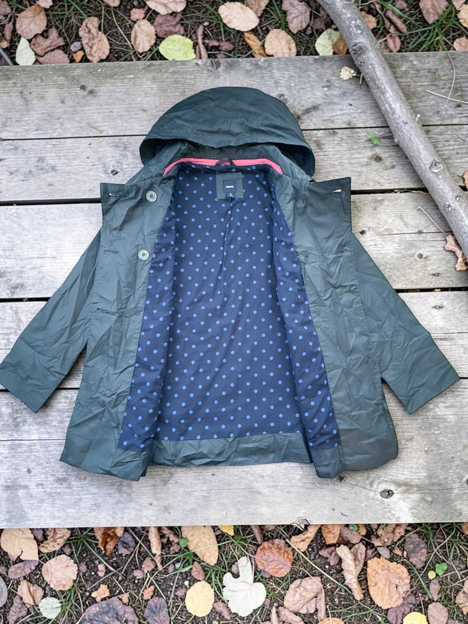 Trench Coat GapKids con Capucha - Talla 8 3