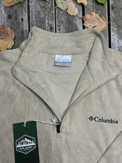 Polar Fleece Columbia Half-Zip – Talla S