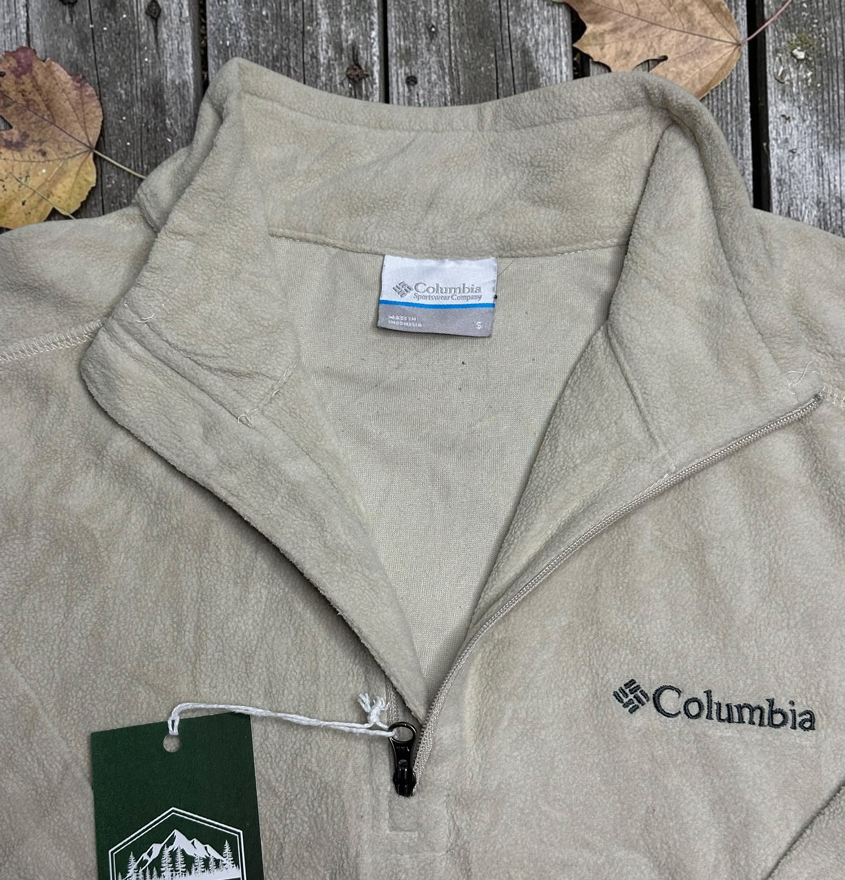 Polar Fleece Columbia Half-Zip – Talla S 2