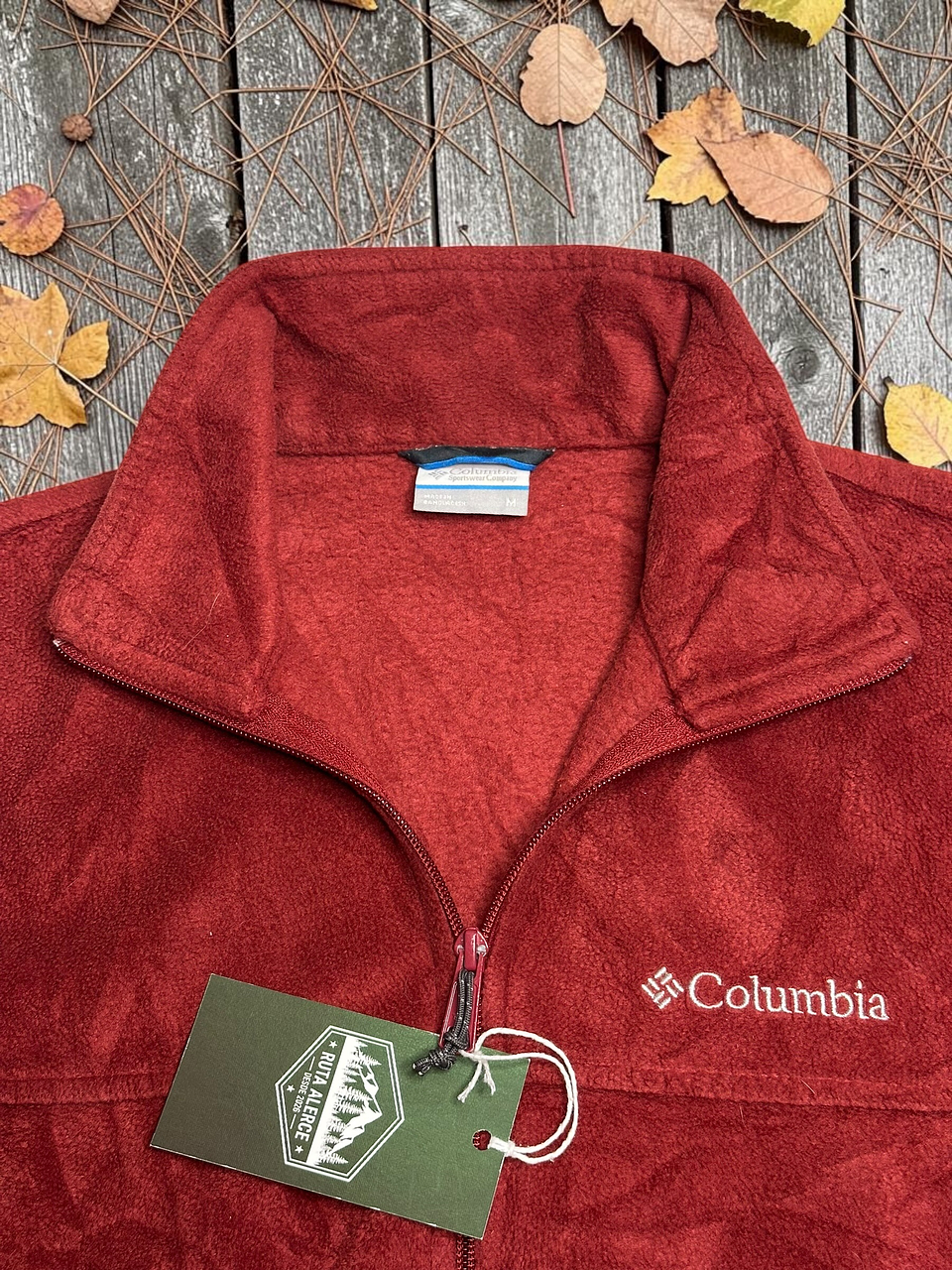 Polar Fleece Columbia Full-Zip – Talla M 2