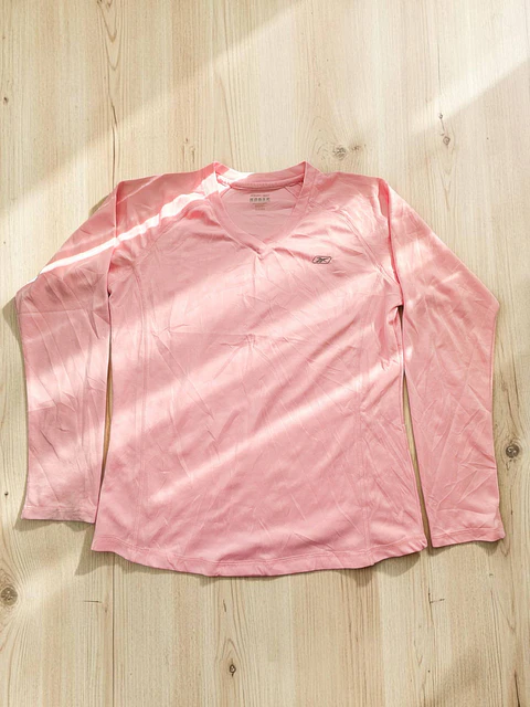 Reebok | Polera Técnica Mujer Manga Larga | Talla XL