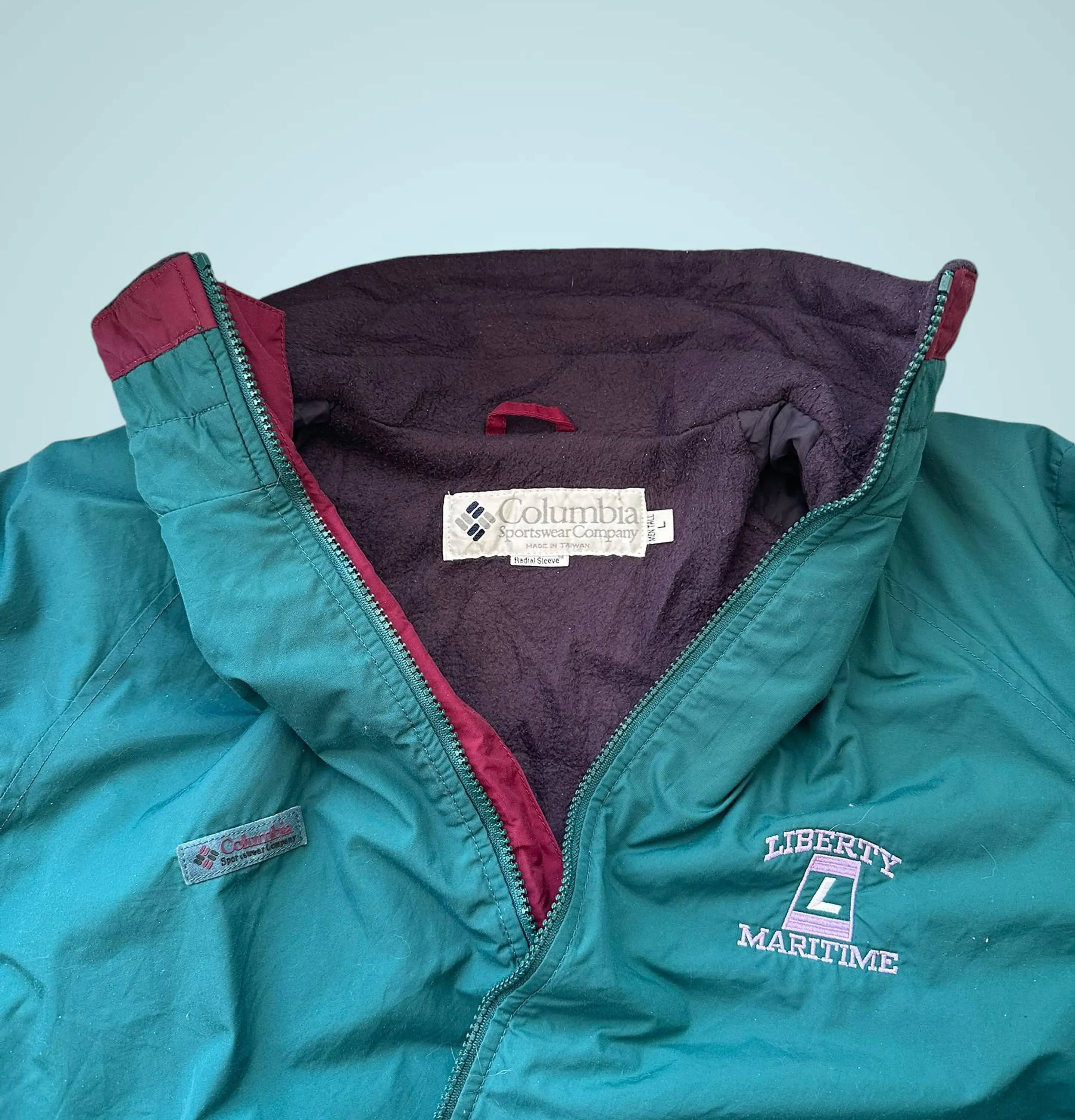 Columbia | Chaqueta Vintage Radial Sleeve Fleece Hombre | Talla L 4