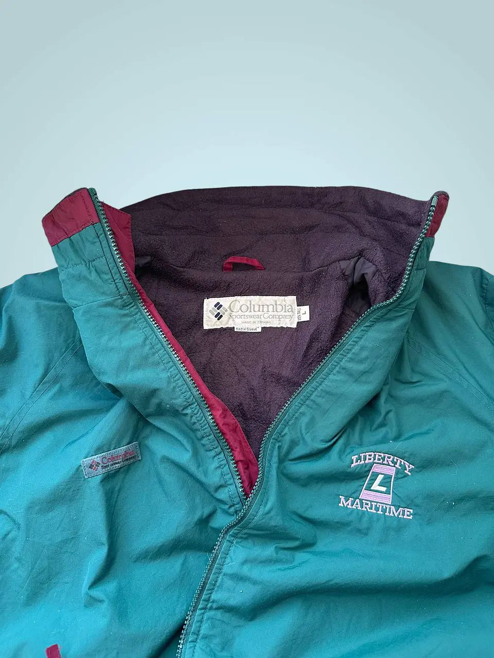 Columbia | Chaqueta Vintage Radial Sleeve Fleece Hombre | Talla L 4