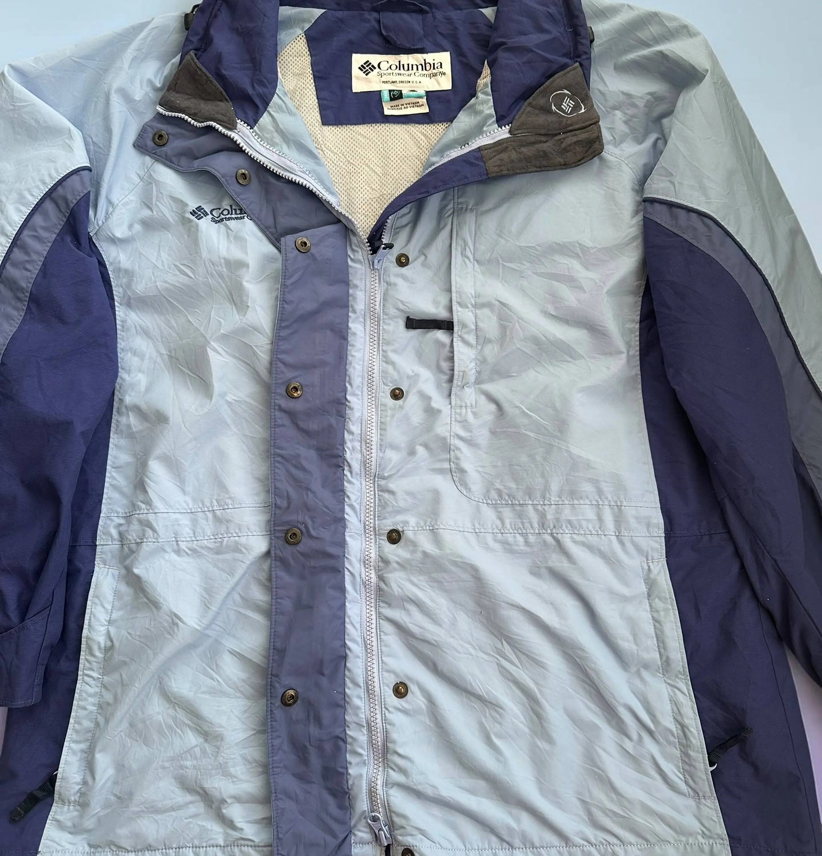 Columbia | Parka Vintage Color Block Mujer Talla XL | Portland 2