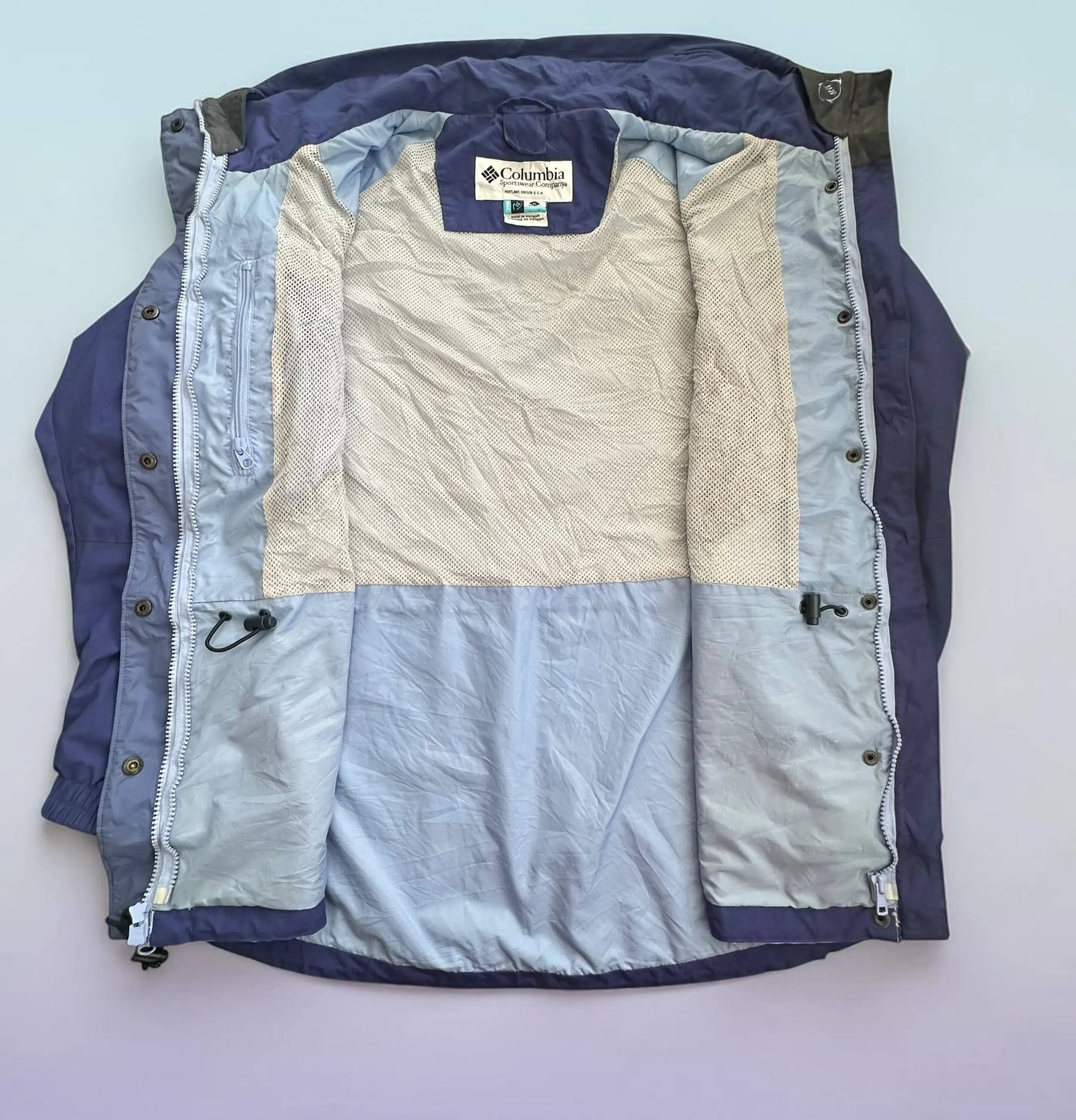 Columbia | Parka Vintage Color Block Mujer Talla XL | Portland 3