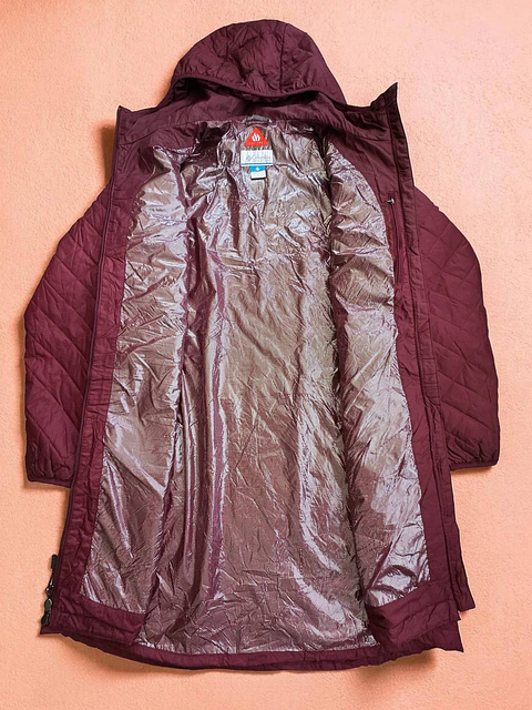 Columbia | Parka Larga Acolchada Omni-Heat | Mujer | Talla L