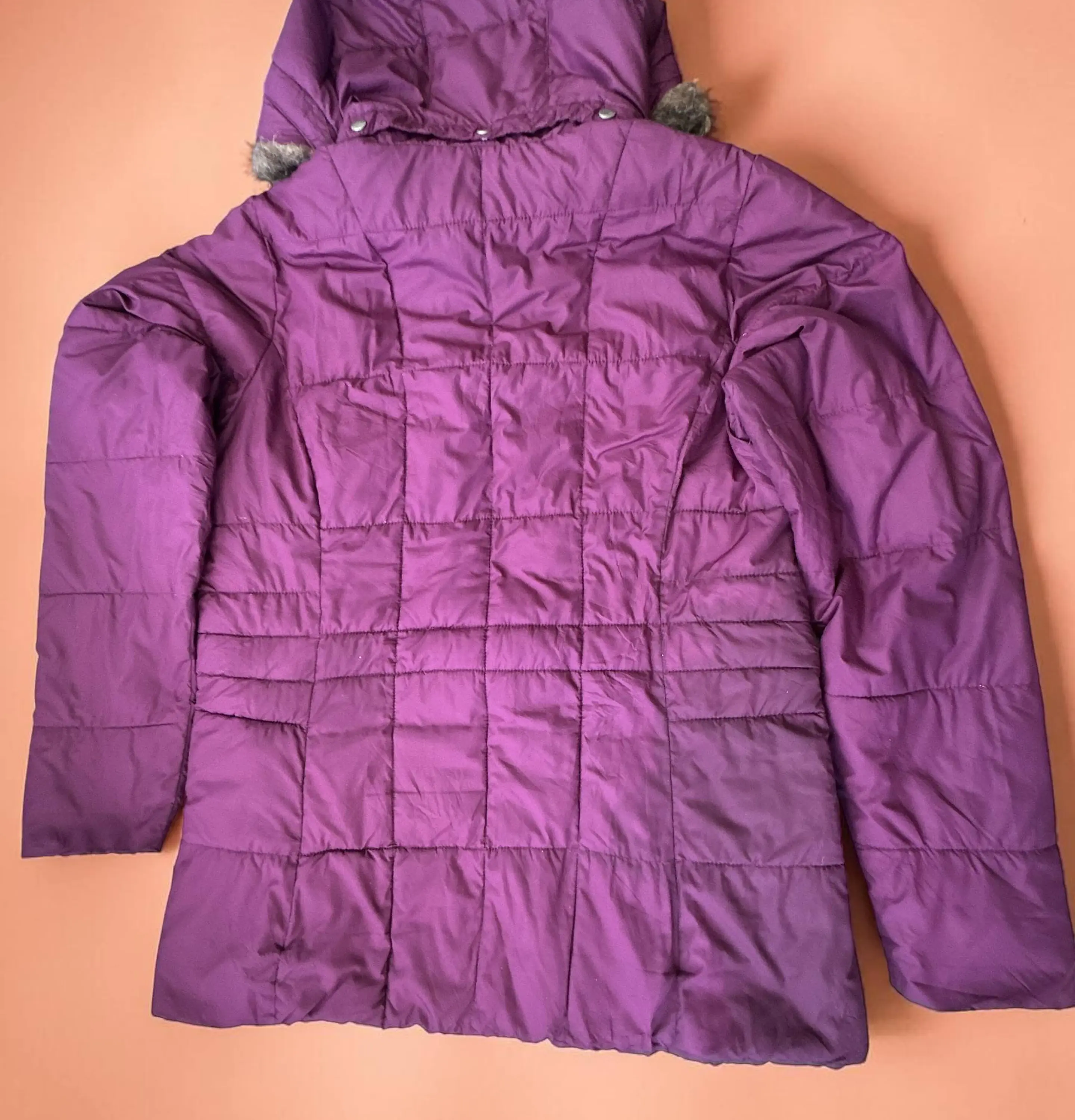 Columbia | Parka Acolchada con Peluche en Capucha | Mujer | Talla M 9