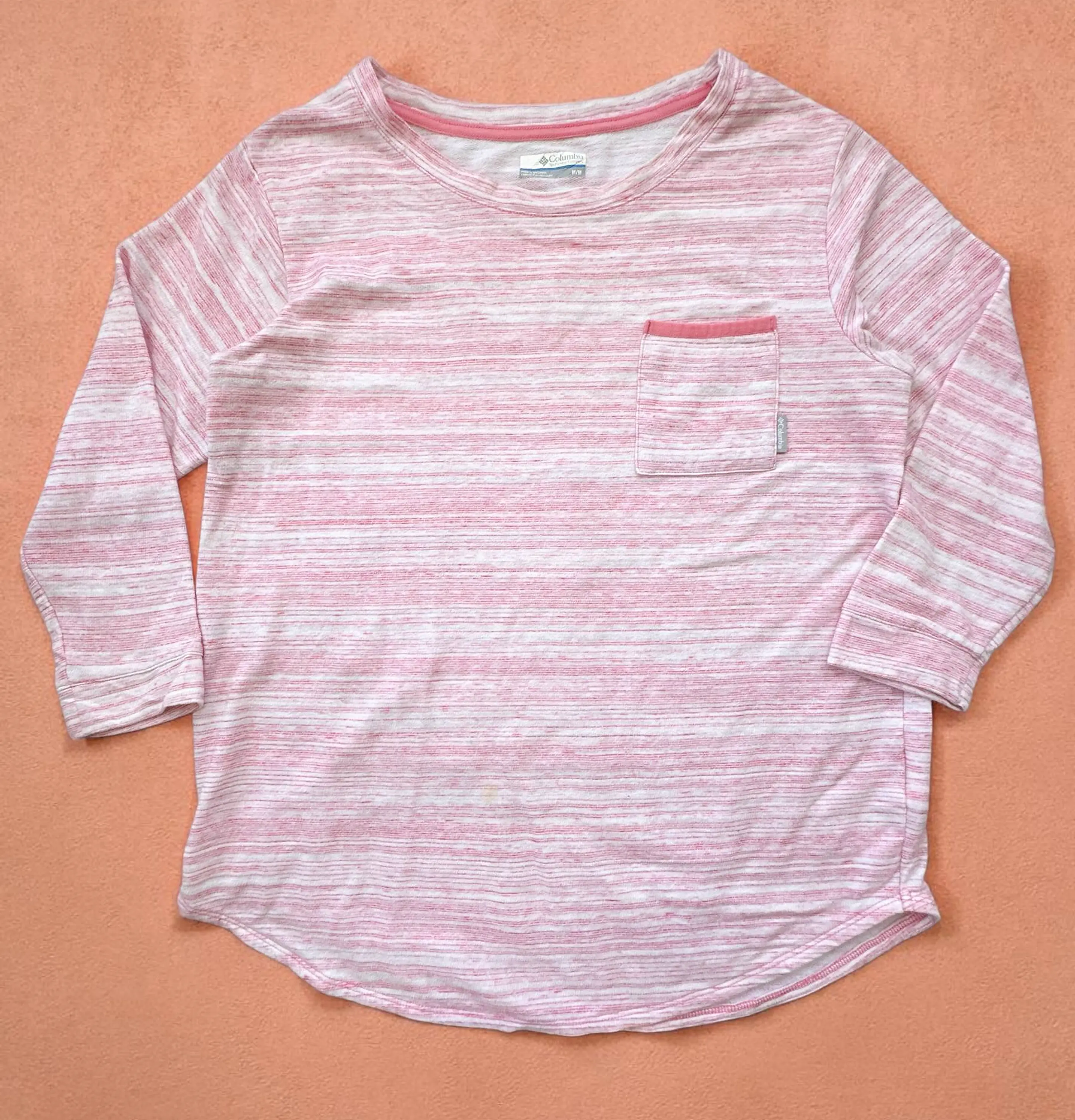 Columbia | Polera Manga 3/4 Rayas | Mujer | Talla M 1