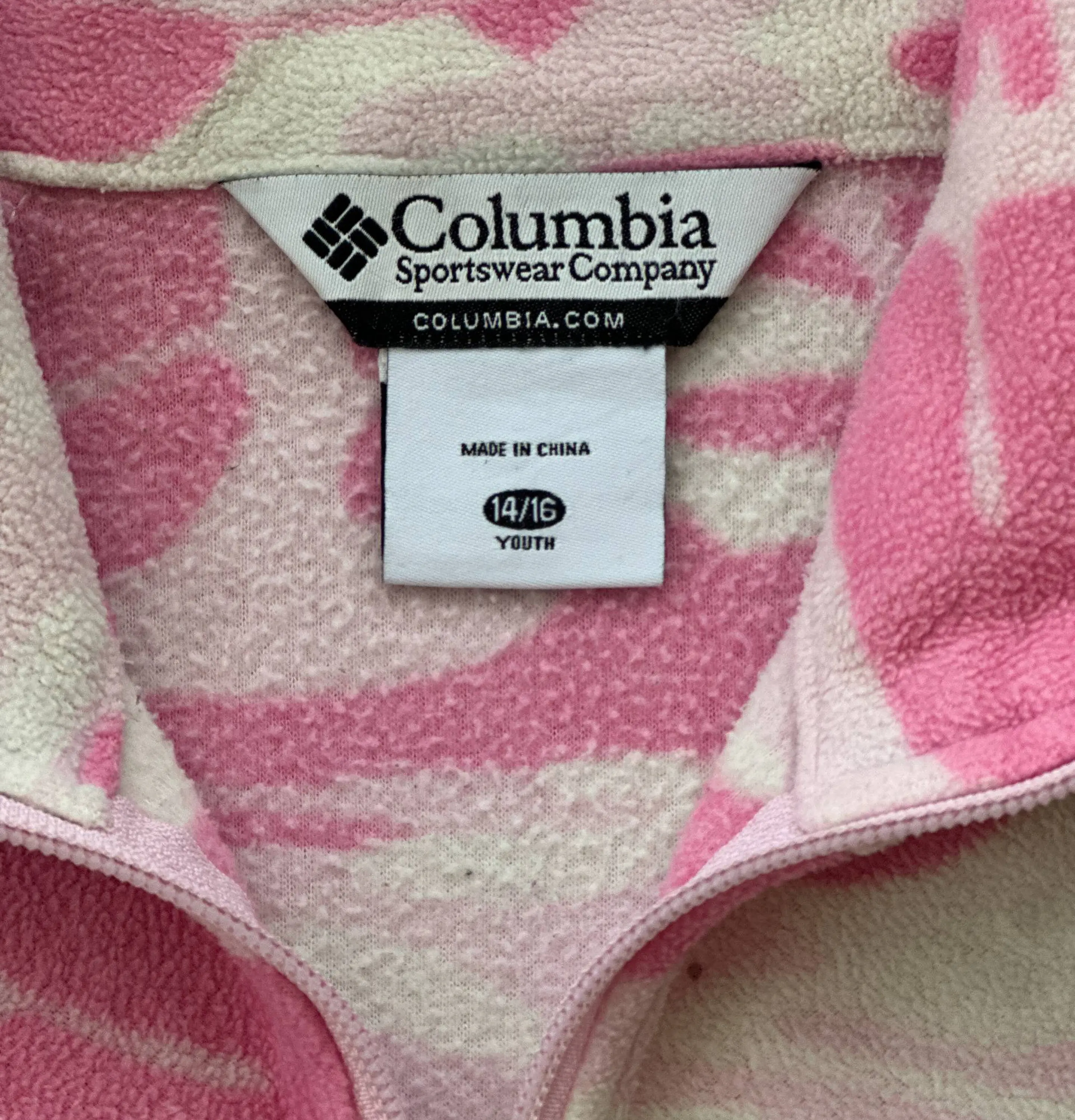 Columbia | Polar Fleece Camuflado | Niño/a Talla 14/16 2