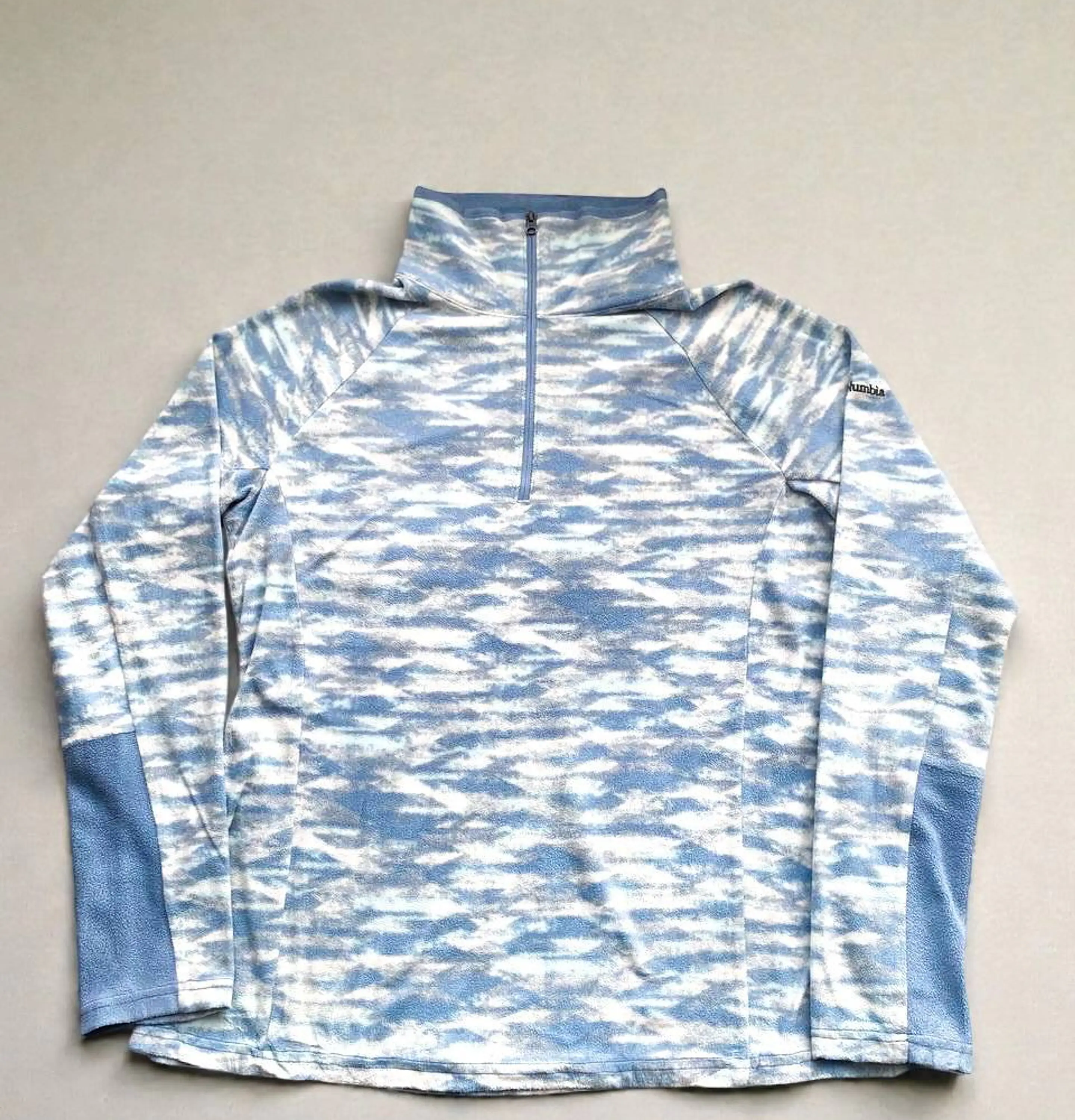 Polar Columbia ¼ zip estampado talla L 1