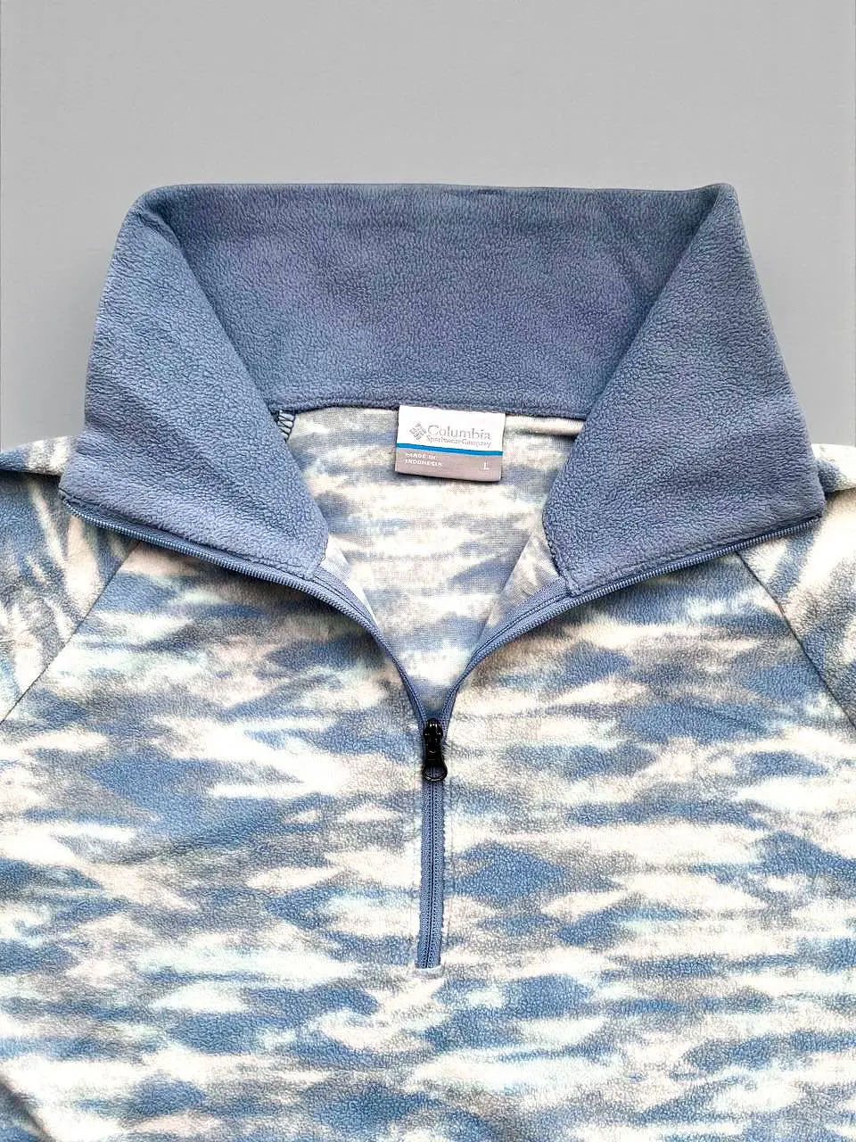 Polar Columbia ¼ zip estampado talla L 3