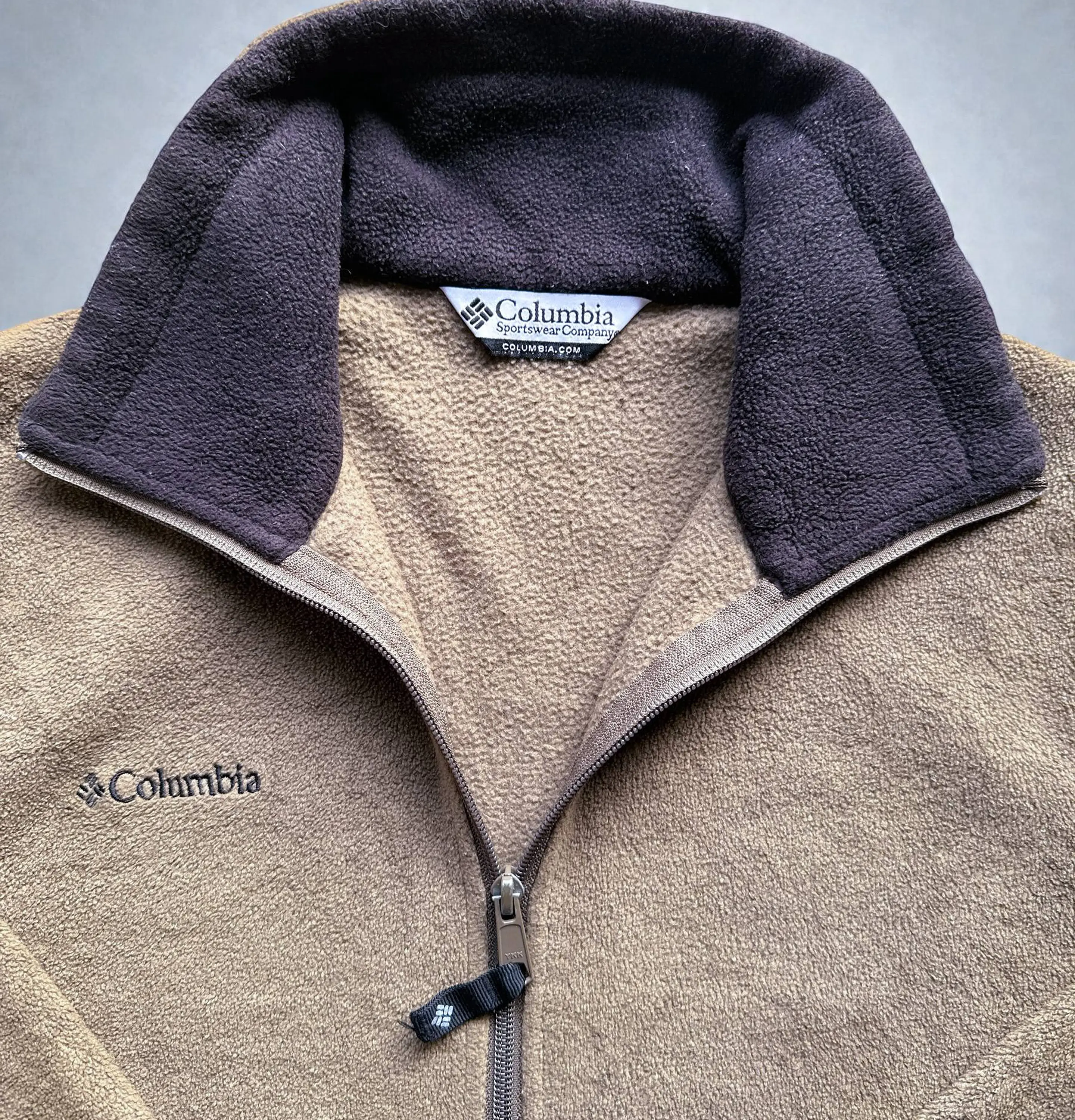 Polar Columbia zip completo bicolor talla XL  2