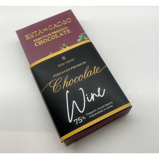 Special Premium WINE Chocolate cacao orgánico macerado en vino