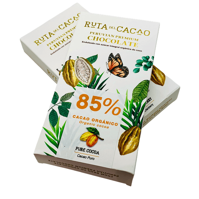 TABLETAS  Premium  85%   APTA PARA DIABETICOS*    DARK CHOCOLATE