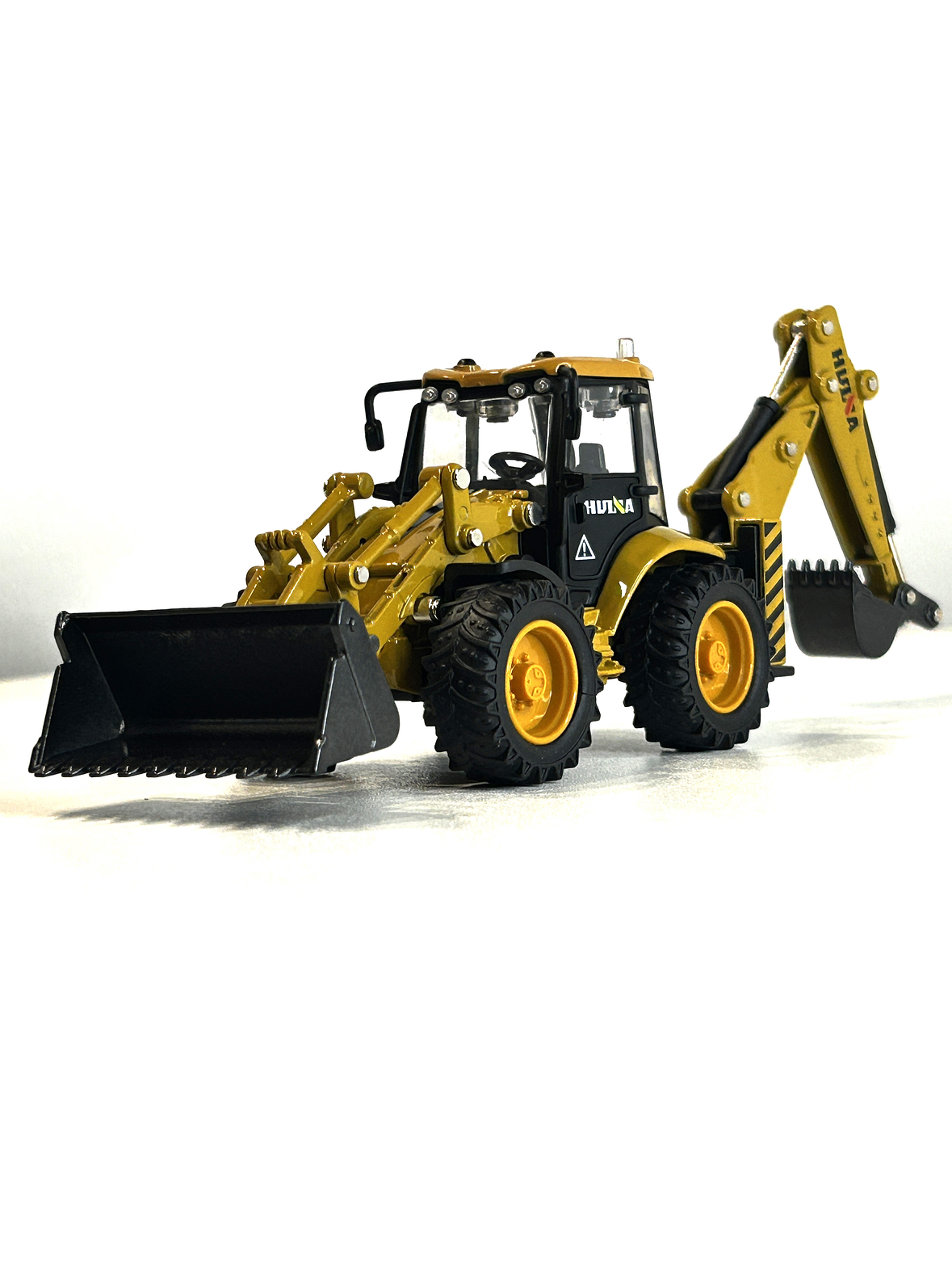 Retroexcavadora escala 1:50 en Metal | Vehículo de Construcción Coleccionable para Niños y Adulto 2