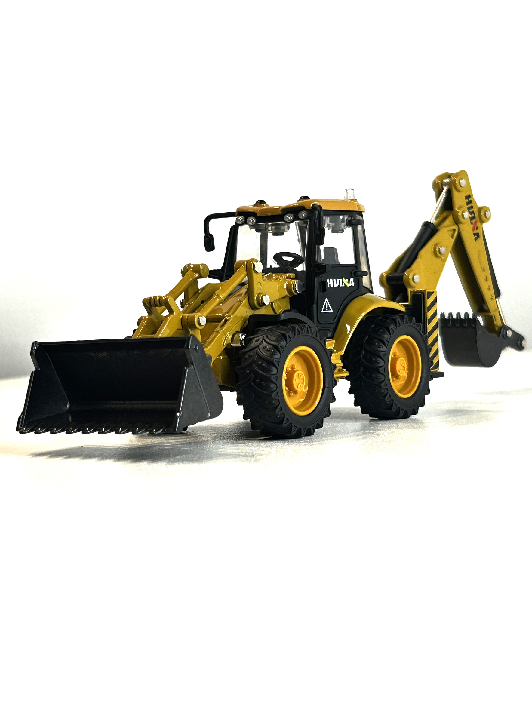 Retroexcavadora escala 1:50 en Metal | Vehículo de Construcción Coleccionable para Niños y Adulto 2