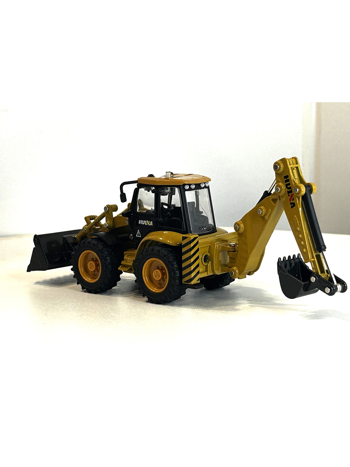 Retroexcavadora escala 1:50 en Metal | Vehículo de Construcción Coleccionable para Niños y Adulto 5