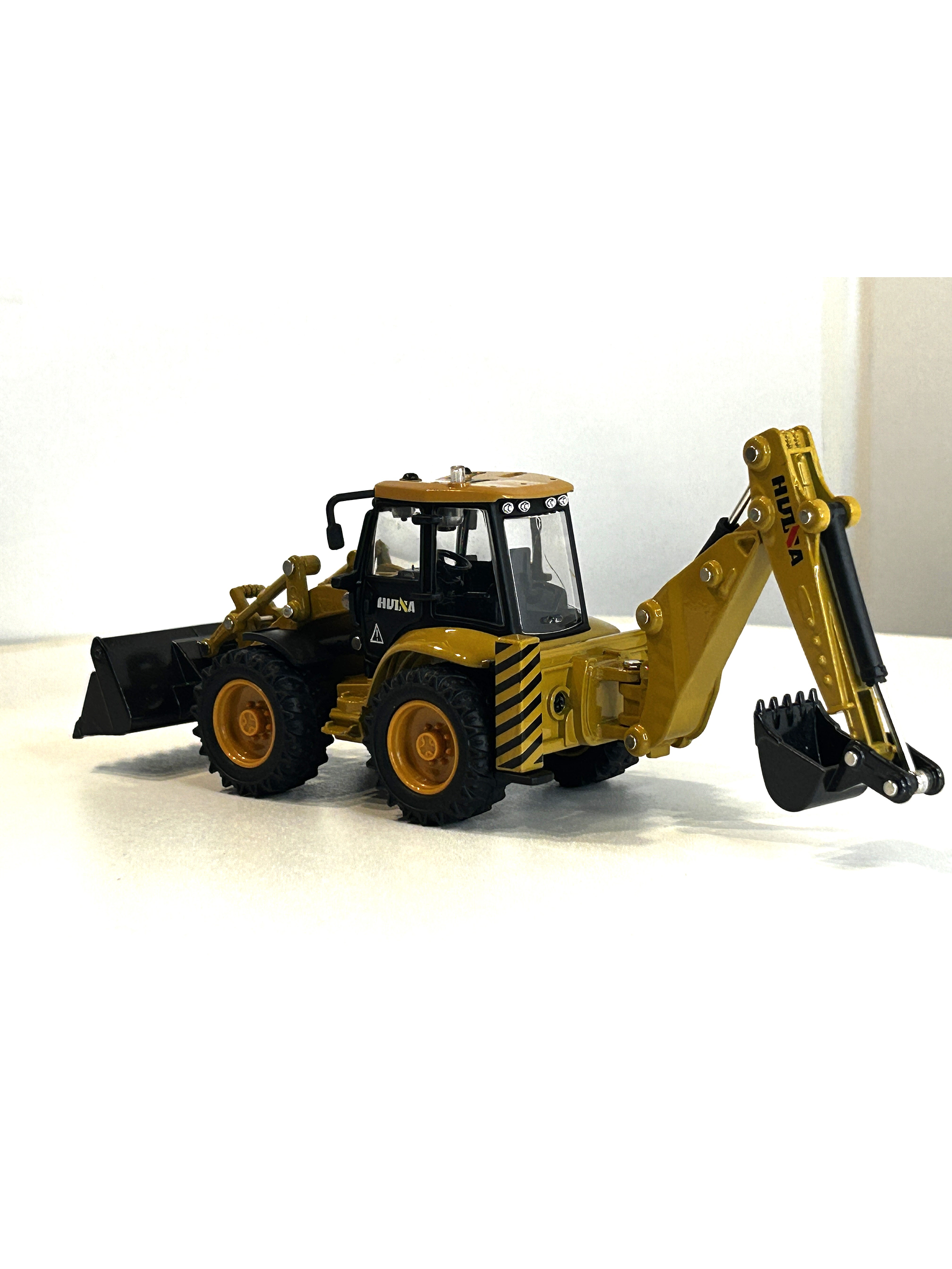 Retroexcavadora escala 1:50 en Metal | Vehículo de Construcción Coleccionable para Niños y Adulto 5