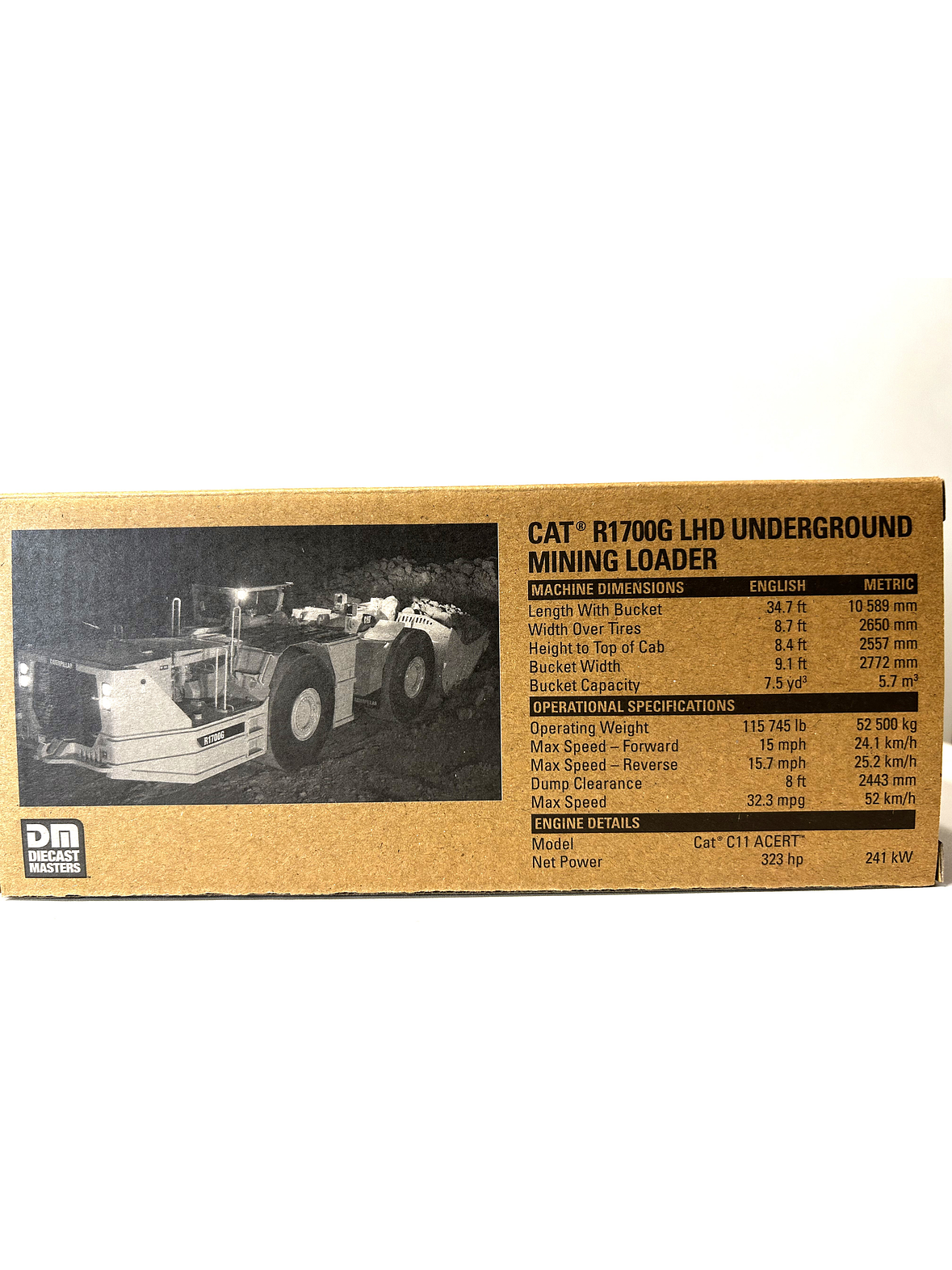 Cat R1700G LHD Wheel Loader 85140 (1:50) – Pala Mecánica Escala 1:50 10