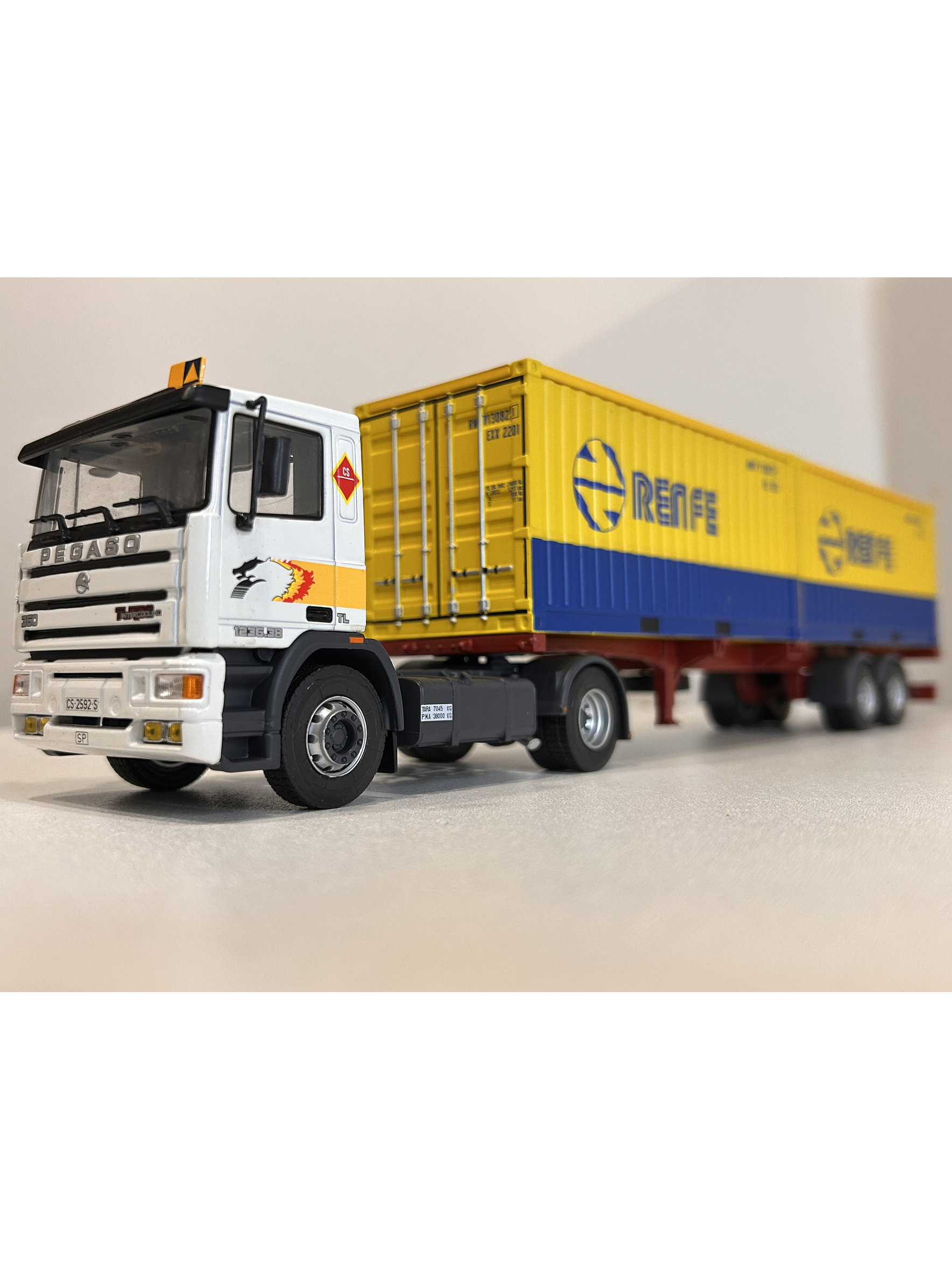 Pegaso Troner 1236 RENFE 1:43 – Salvat Camiones Españoles – Diecast Coleccionismo 1