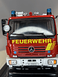 Camión de Bomberos Mercedes-Benz LF 16/12 1995 – Ixo Models 1:43 – Feuerwehr Hannover - Miniatura 2