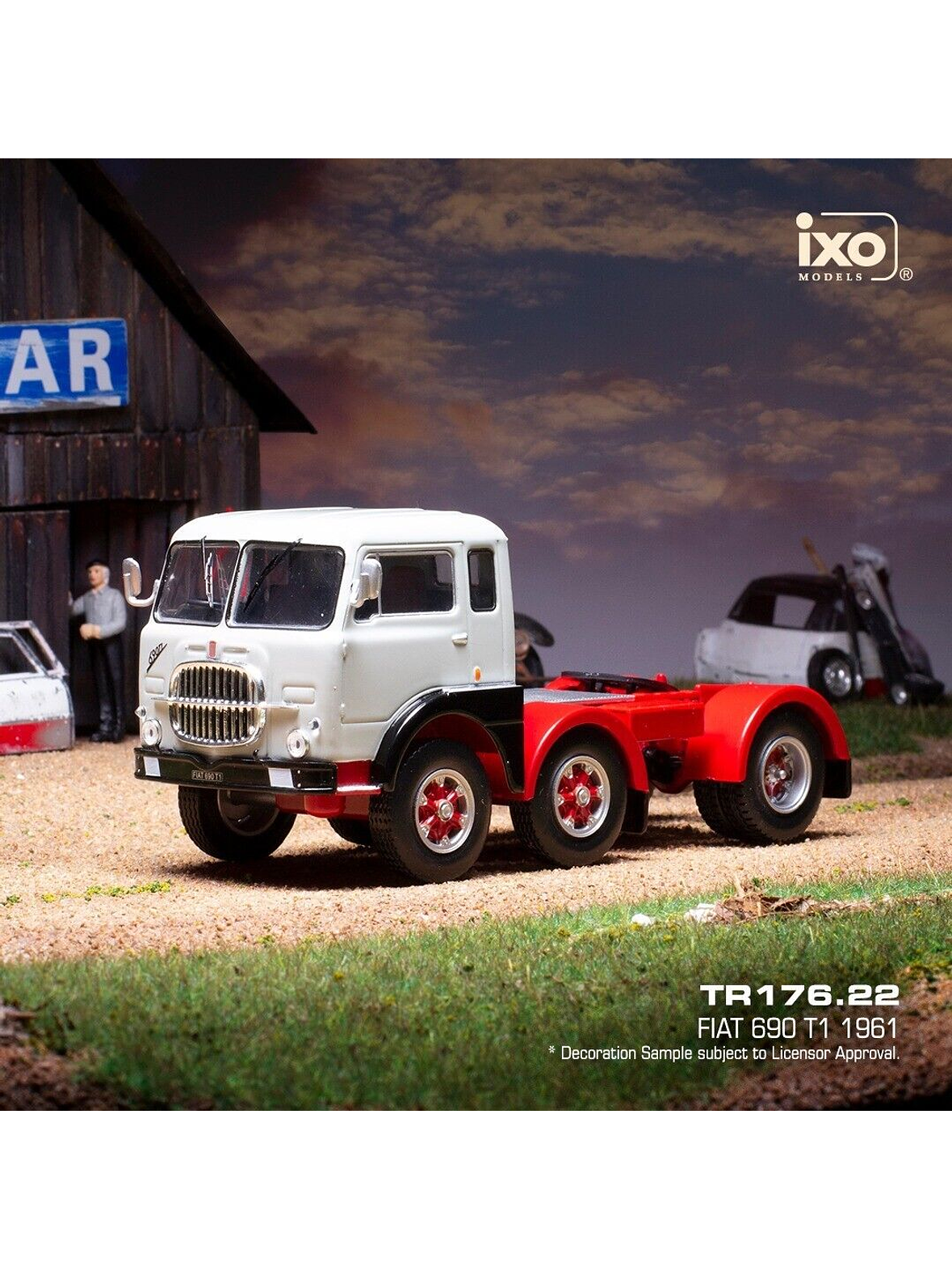 Camión Fiat 690 T1 1961 | IXO Models 1:43 – Clásico europeo de los años 60 9