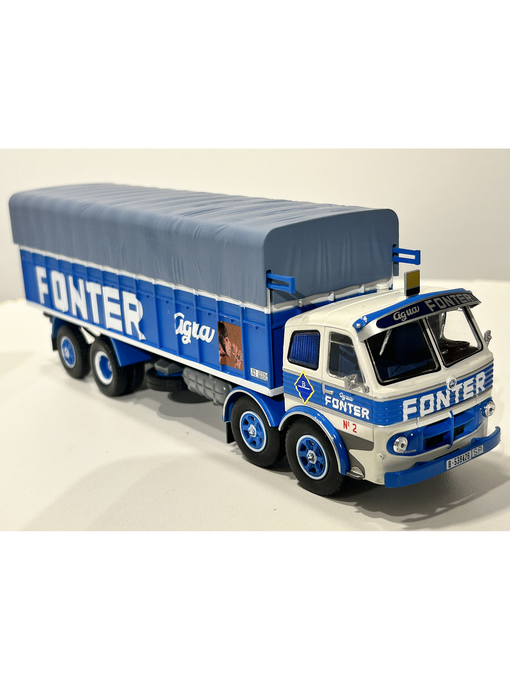 Pegaso 1066/52 Fonter 1972 – Salvat 1:43 | Colección Camiones Españoles.  Ruta Nostalgia 8