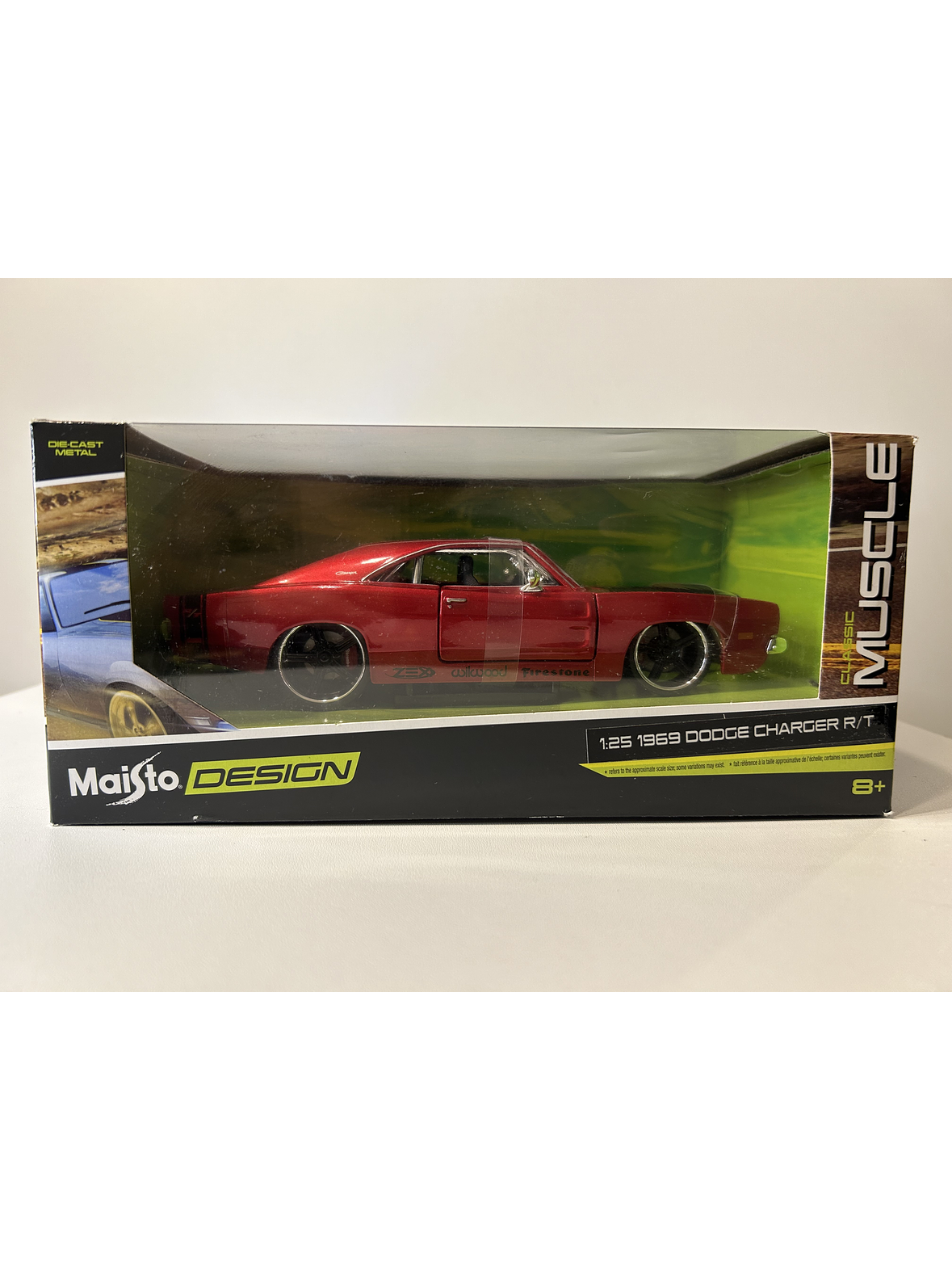 Dodge Charger R/T 1969 – Modelo a Escala 1:25 - Maisto Special Editions - Diecast Coleccionable 34