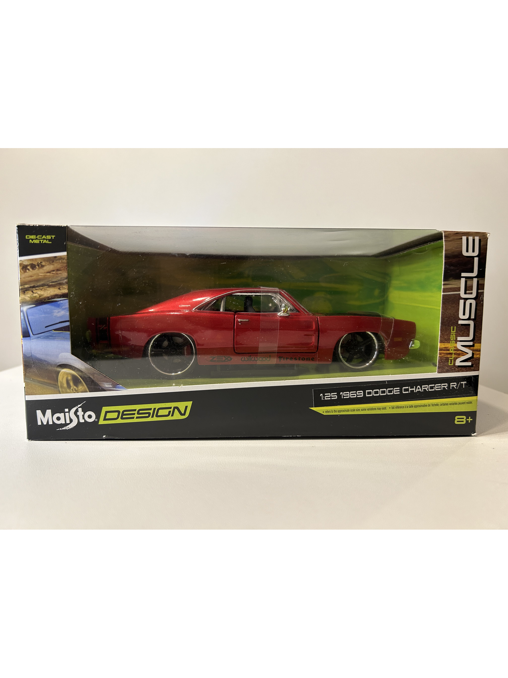 Dodge Charger R/T 1969 – Modelo a Escala 1:25 - Maisto Special Editions - Diecast Coleccionable 34