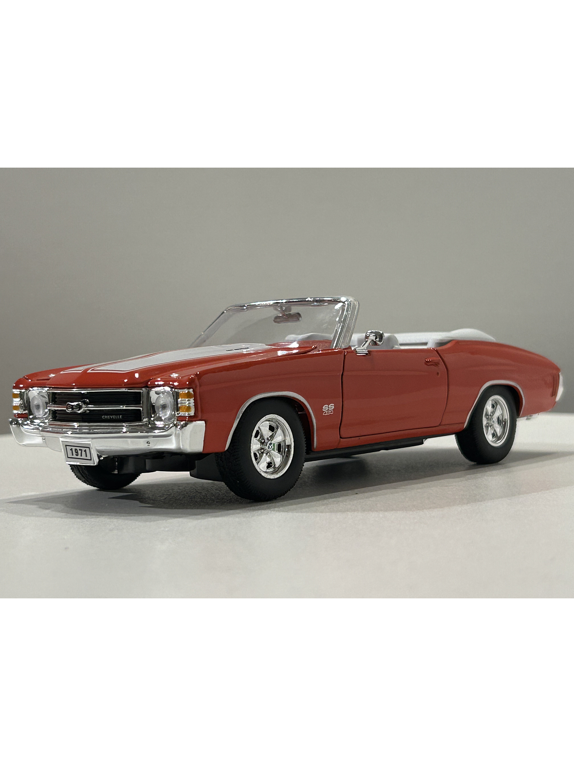 Chevrolet Chevelle SS 454 Convertible 1971 – Modelo a Escala 1:24 Welly Diecast Coleccionable 1