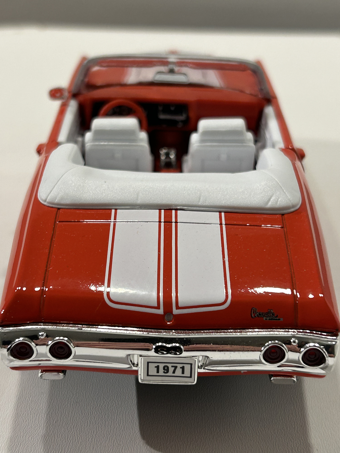 Chevrolet Chevelle SS 454 Convertible 1971 – Modelo a Escala 1:24 Welly Diecast Coleccionable 7
