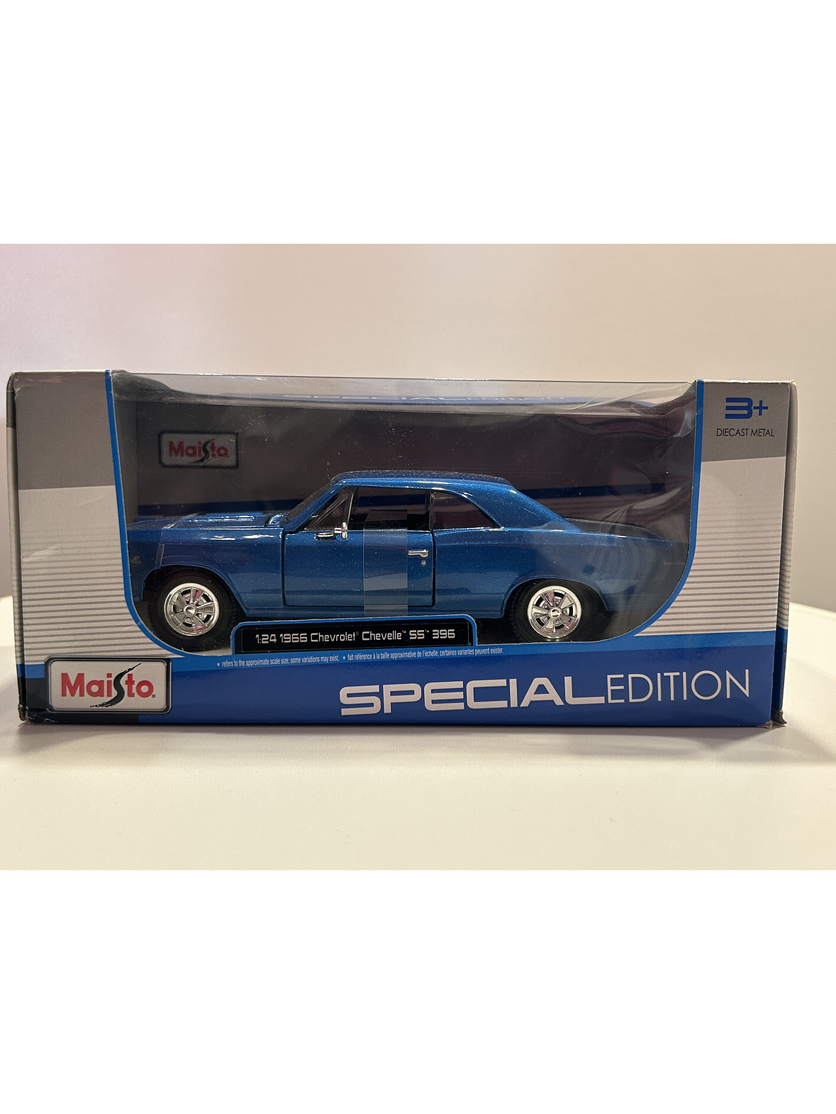 Chevrolet Chevelle SS 396 1966 – Modelo a Escala 1:24 Maisto Diecast Coleccionable 11