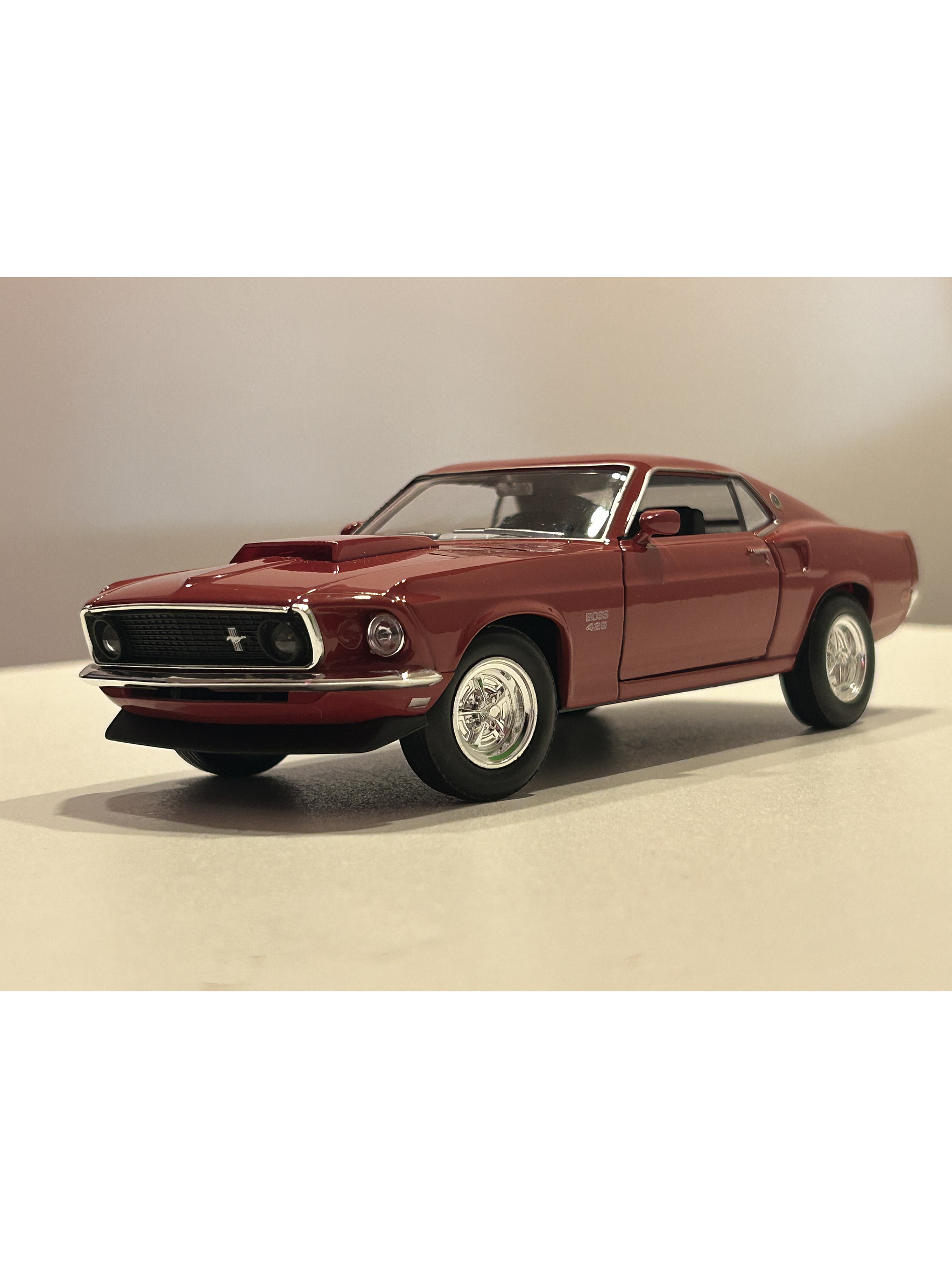 Ford Mustang Boss 429 1969 – Modelo a Escala 1:24 Welly Diecast Coleccionable 1