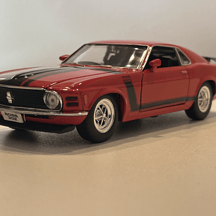 Ford Mustang Boss 302 1970 – Modelo a Escala 1:24 Welly Diecast Coleccionable