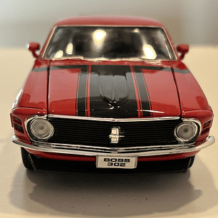 Ford Mustang Boss 302 1970 – Modelo a Escala 1:24 Welly Diecast Coleccionable