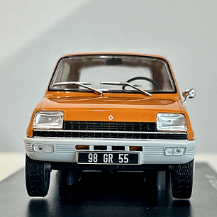 Renault 5 TL 1973 naranja 1:24 Fabbri Editori – Supermini francés icónico para coleccionistas