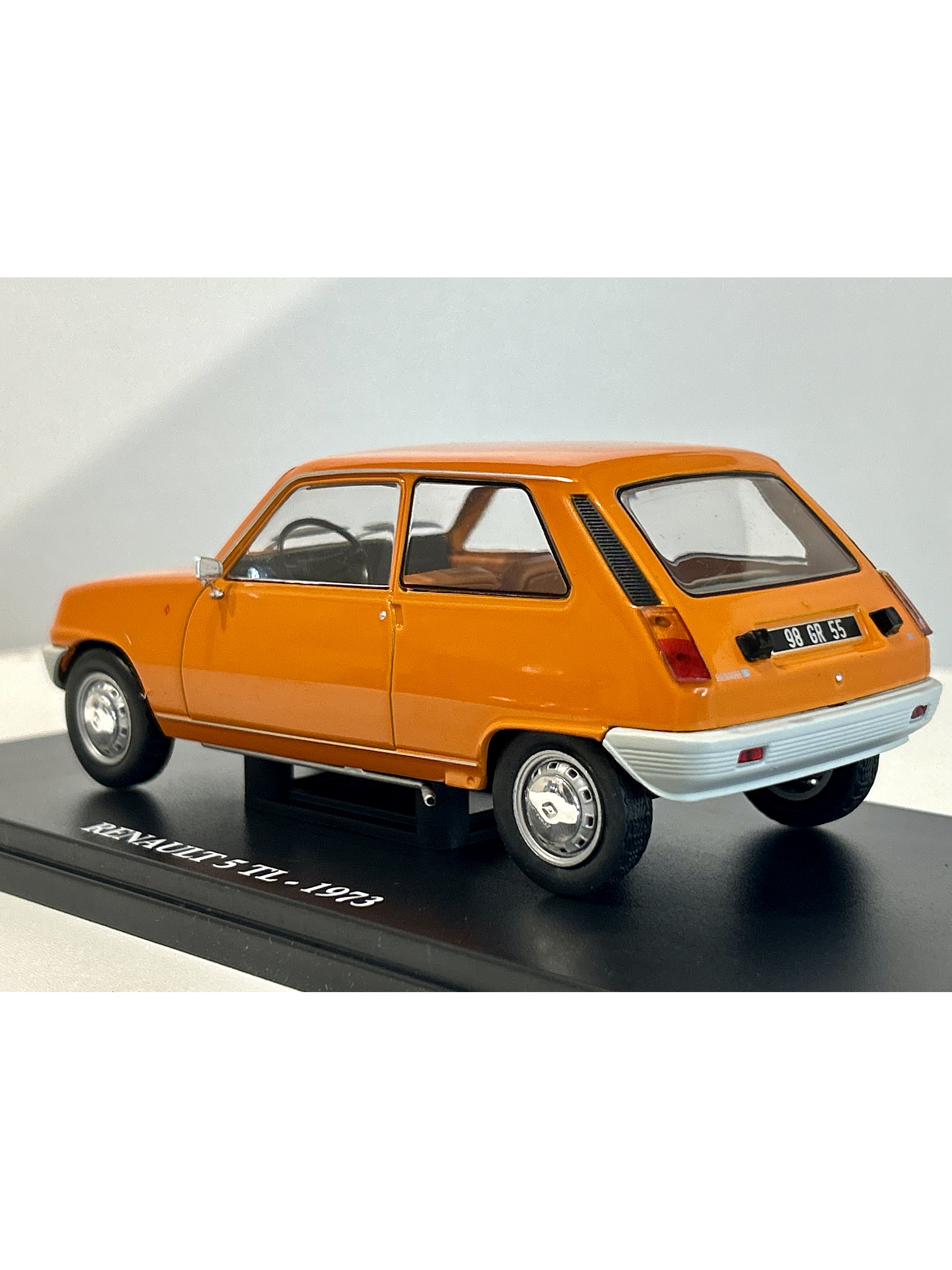 Renault 5 TL 1973 naranja 1:24 Fabbri Editori – Supermini francés icónico para coleccionistas 7