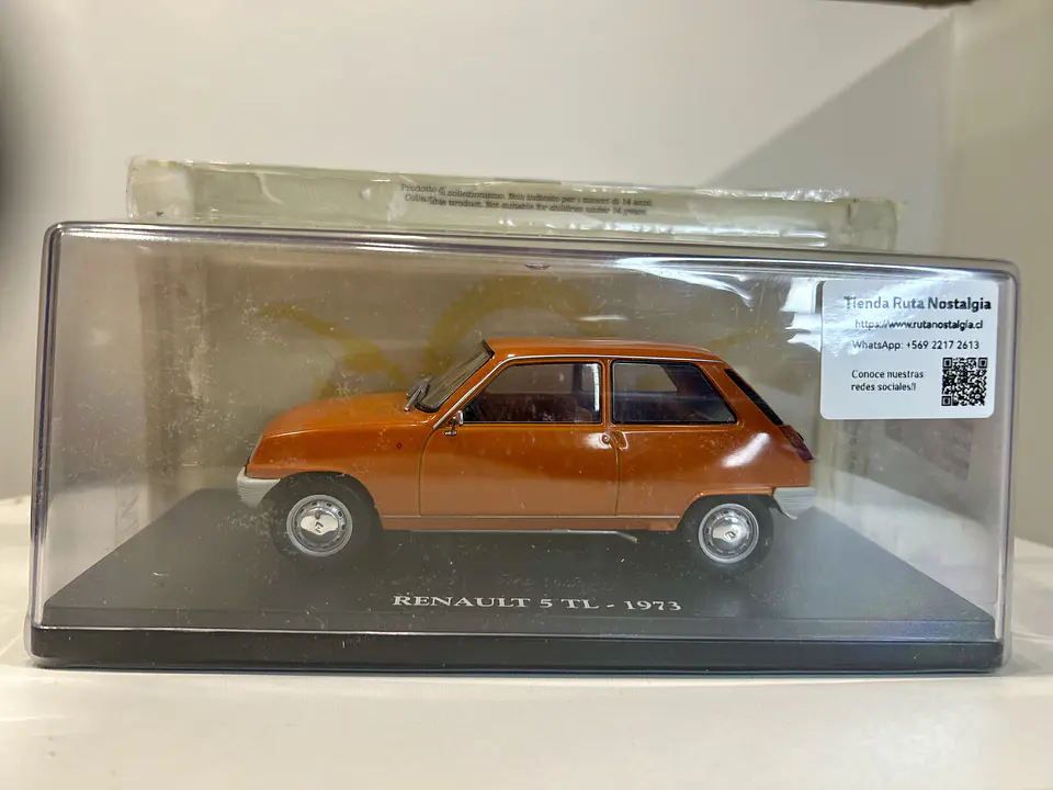Auto  Renault 5 Tl. 1973. Fabbri Editori. Escala 1:24  9