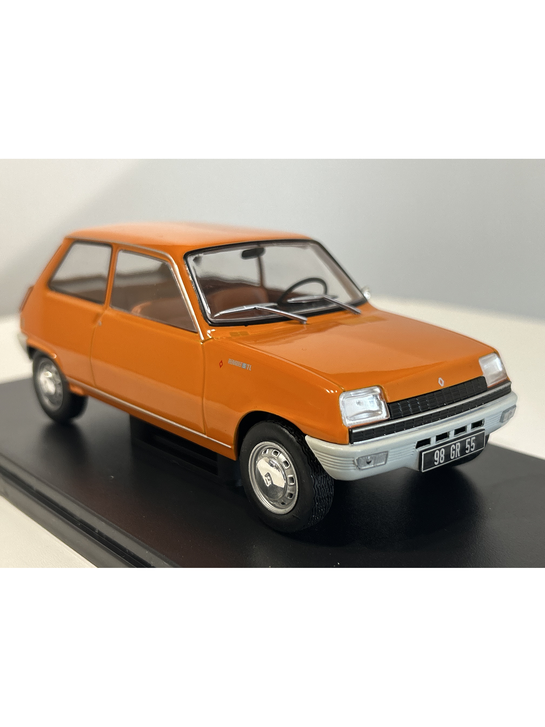 Renault 5 TL 1973 naranja 1:24 Fabbri Editori – Supermini francés icónico para coleccionistas 3