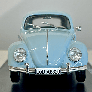 Volkswagen Beetle 1200 1973 celeste 1:24 Fabbri Editori – Escarabajo clásico en Chile
