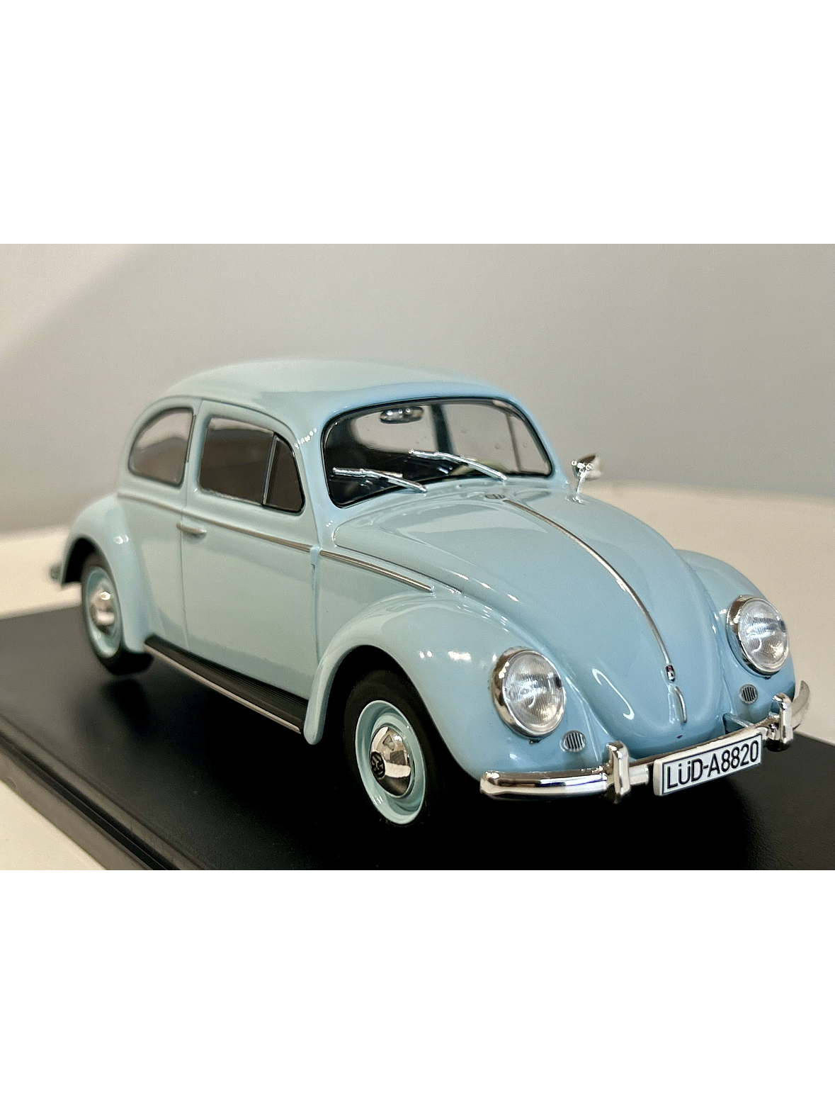 Volkswagen Beetle 1200 1973 celeste 1:24 Fabbri Editori – Escarabajo clásico en Chile 3