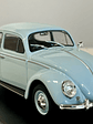 Volkswagen Beetle 1200 1973 celeste 1:24 Fabbri Editori – Escarabajo clásico en Chile - Miniatura 3