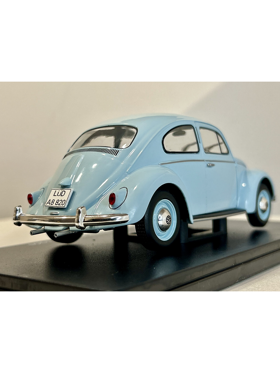 Volkswagen Beetle 1200 1973 celeste 1:24 Fabbri Editori – Escarabajo clásico en Chile 5