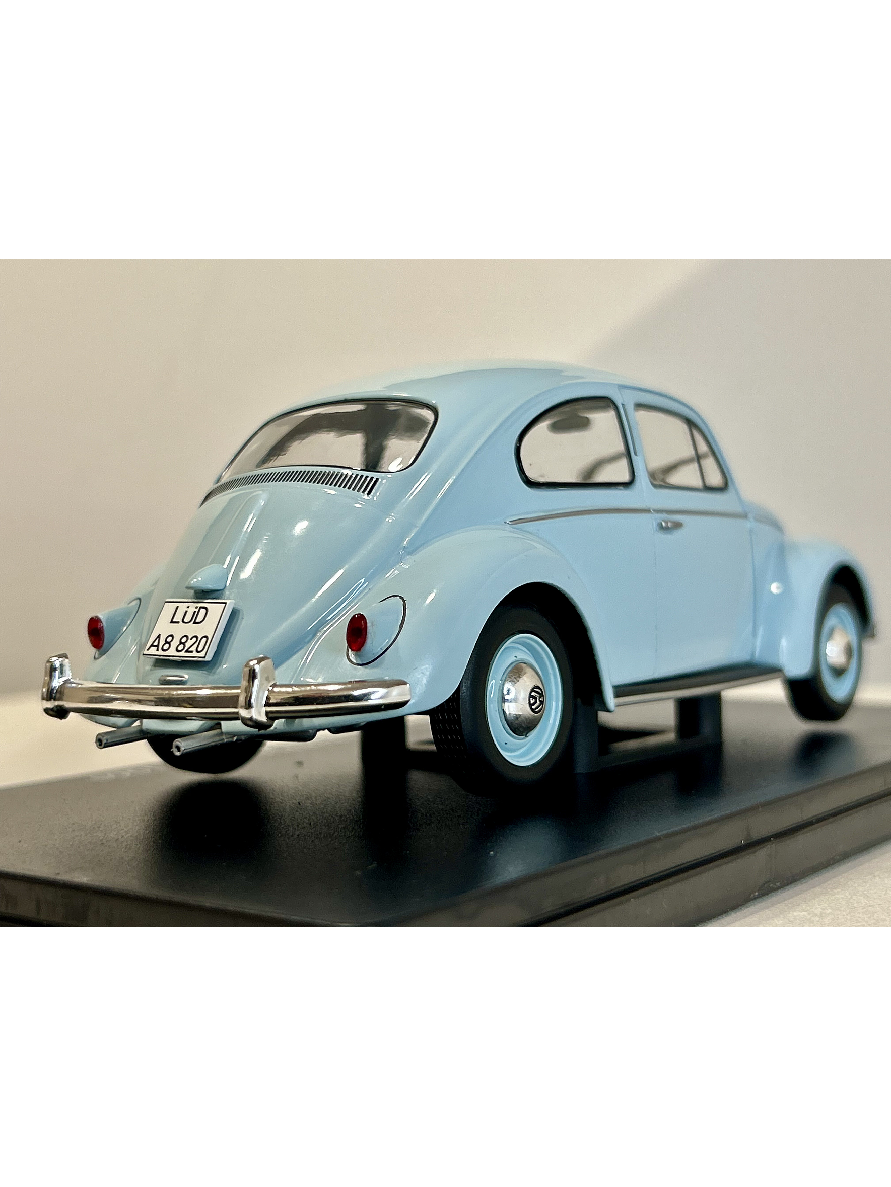 Volkswagen Beetle 1200 1973 celeste 1:24 Fabbri Editori – Escarabajo clásico en Chile 5