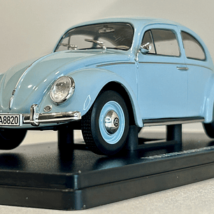 Volkswagen Beetle 1200 1973 celeste 1:24 Fabbri Editori – Escarabajo clásico en Chile