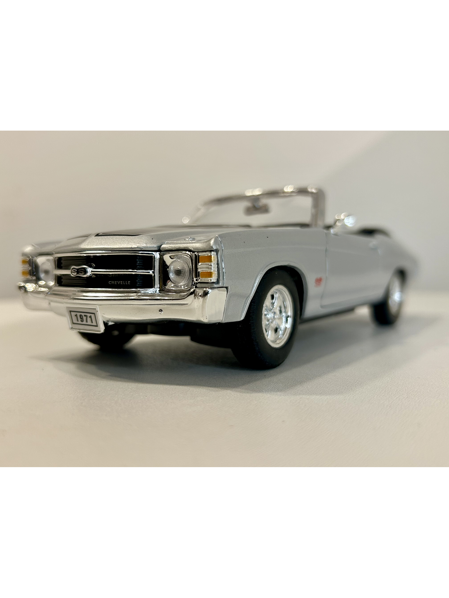 Chevrolet Chevelle SS 454 Convertible 1971 – Modelo a Escala 1:24 Welly Diecast Coleccionable 12