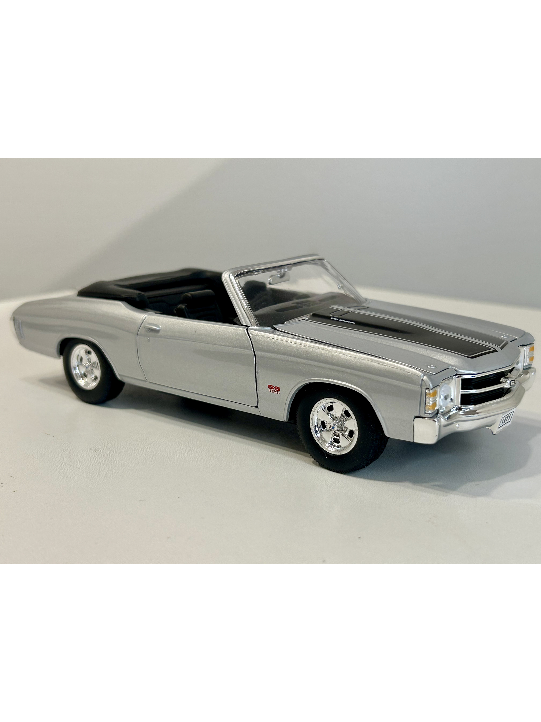 Chevrolet Chevelle SS 454 Convertible 1971 – Modelo a Escala 1:24 Welly Diecast Coleccionable 14